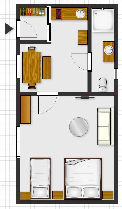 Apartman Krajcer Gerlachov  Ruang foto